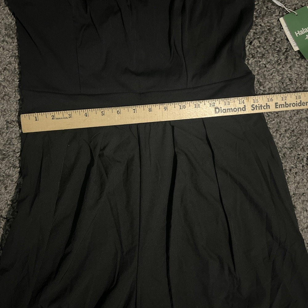 Halara Breezeful M Regular Black Jumpsuit Wide Leg Flowy - Picture 4 of 13